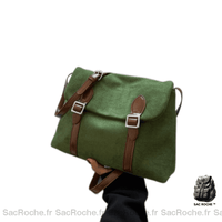 Sac Main Femme College - modèle Vert / 30x9x22cm - Sac Roche ™