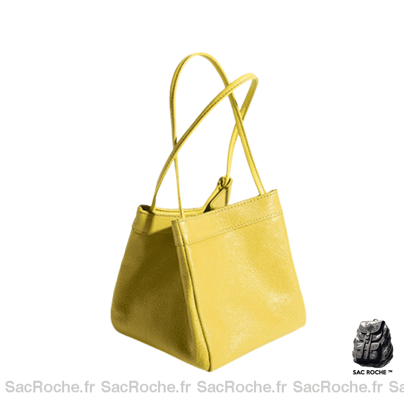 Sac Main Femme Cool Jaune À