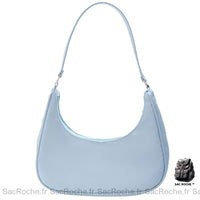 Sac Main Femme Couleur Claire - modèle Bleu - Sac Roche ™