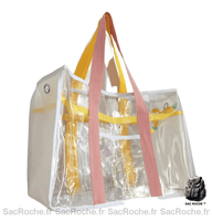 Sac Main Femme Couleur - modèle Rose - Sac Roche ™