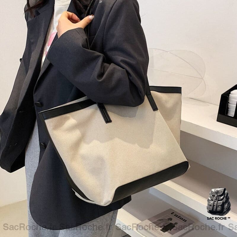 Sac Main Femme Cours Blanc À Pour Les