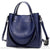 Sac Main Femme Cuir Abordable - modèle Bleu - Sac Roche ™