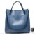 Sac Main Femme Cuir Abordable - modèle Bleu claire - Sac Roche ™