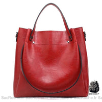 Sac Main Femme Cuir Abordable - modèle Rouge - Sac Roche ™