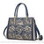 Sac Main Femme Cuir - modèle Bleu - Sac Roche ™