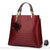 Sac Main Femme Cuir Chic - modèle Bordeaux / 30x26x11cm - Sac Roche ™