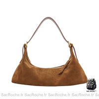 Sac main femme cuir daim - Sac Roche ™