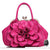 Sac Main Femme Cuir Élégant - modèle Fuchsia - Sac Roche ™