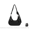 Sac Main Femme Cuir Épaule Noir / 23X11.5X19Cm À