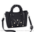 Sac Main Femme Cuir Luxe - modèle Noir / 22x20x12cm - Sac Roche ™