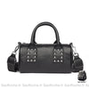 Sac Main Femme Cuir Mini Noir / 22.5X12X10.5Cm À