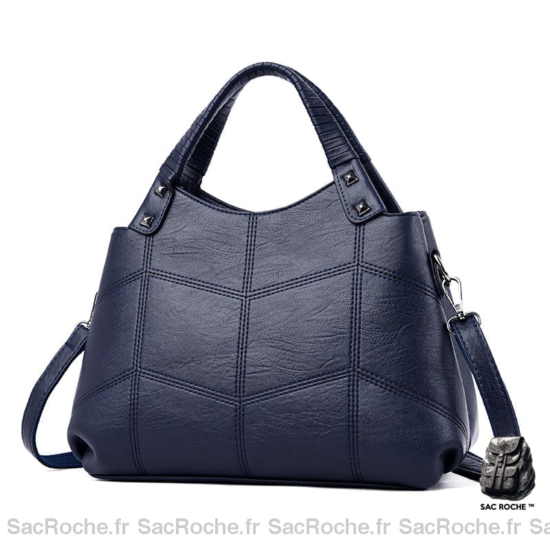 Sac Main Femme Cuir Multi Compartiments Spacieux Sac À Main Femme