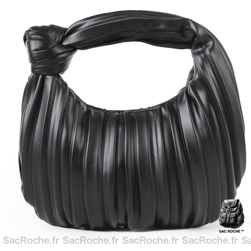 Sac Main Femme Cuir Noir À