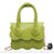 Sac Main Femme Cuir Noir - modèle Vert - Sac Roche ™