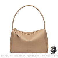 Sac Main Femme Cuir Pas Cher - modèle Abricot / 28x19x7cm - Sac Roche ™