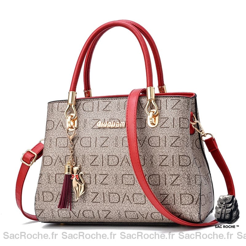 Sac Main Femme Cuir Petit Rouge Petit Sac À