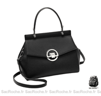 Sac main femme cuir petit taille - modèle Noir - Sac Roche ™