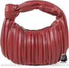 Sac Main Femme Cuir Rouge À