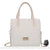 Sac Main Femme Cuir Souple - modèle Blanc / 19x18x6cm - Sac Roche ™