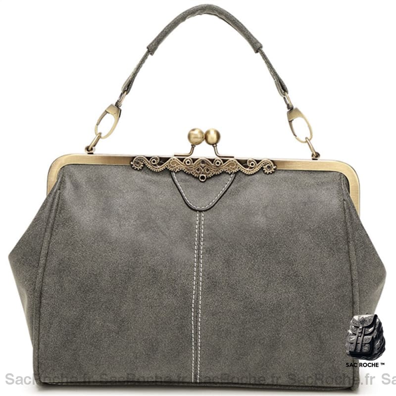 Sac Main Femme Cuir Souple Prix Bas Gray À