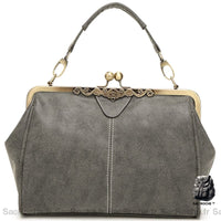 Sac Main Femme Cuir Souple Prix Bas - modèle Gray - Sac Roche ™