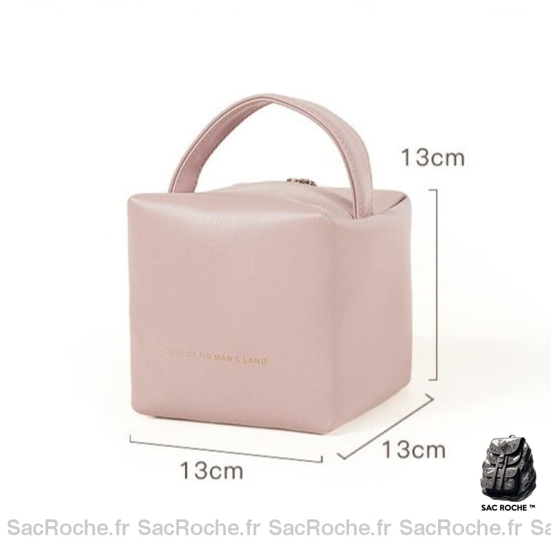 Sac Main Femme Cuir Tendance Rose À