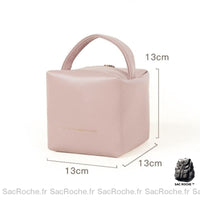 Sac Main Femme Cuir Tendance - modèle Rose - Sac Roche ™