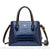Sac Main Femme Cuir Vernis Imprimé Croco - modèle Bleu - Sac Roche ™