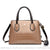 Sac Main Femme Cuir Vernis Imprimé Croco - modèle Marron - Sac Roche ™