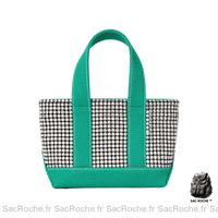 Sac Main Femme Cuir - modèle Vert - Sac Roche ™