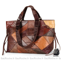 Sac Main Femme Cuir Vintage À