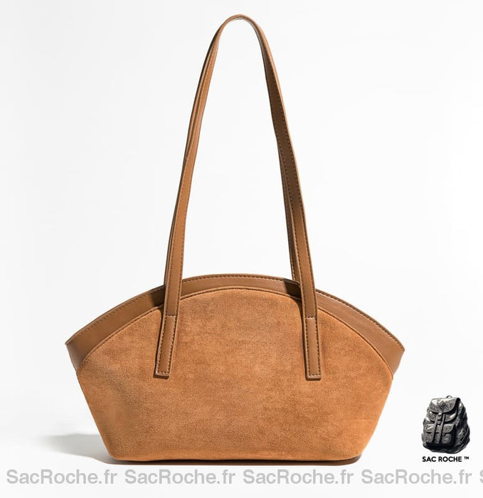 Sac Main Femme Daim Chic À