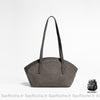 Sac Main Femme Daim Chic Gris À