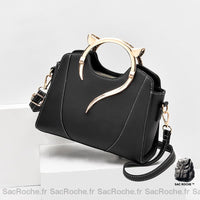 Sac main femme diablotin, mini - modèle Noir - Sac Roche ™