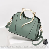 Sac main femme diablotin, mini - modèle Vert - Sac Roche ™