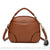 Sac Main Femme Double Compartiment - modèle Marron - Sac Roche ™