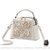 Sac Main Femme Double Compartiments - modèle Blanc / 23x16x12cm - Sac Roche ™