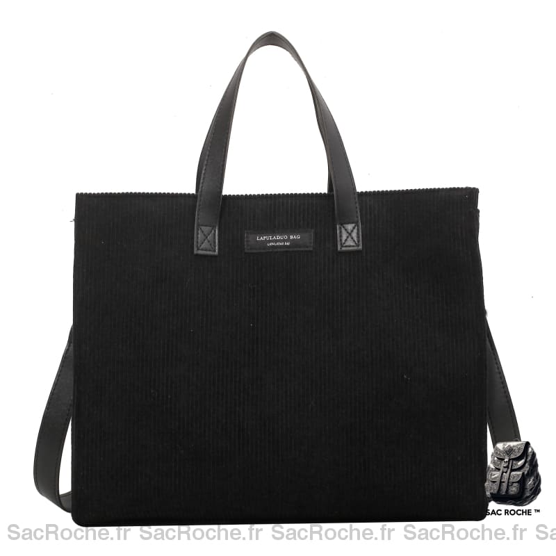 Sac Main Femme Ecole Noir / 35X29X12.5Cm À Main Femme