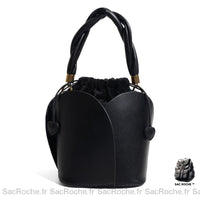 Sac Main Femme Élégant 60€ - modèle Noir / 15x16x14cm - Sac Roche ™