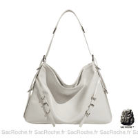 Sac Main Femme Élégant - modèle Blanc - Sac Roche ™