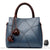 Sac Main Femme Élégant - modèle Bleu / 27cmx12cmx24cm - Sac Roche ™