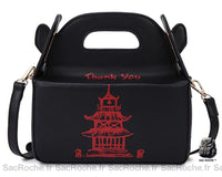 Sac Main Femme Élégant Chine - modèle Noir / 25.5x11x24 cm - Sac Roche ™