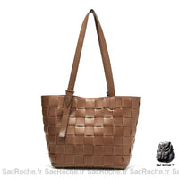 Sac Main Femme Elégant et Spacieux - modèle Café / 40 x 14 x 88cm - Sac Roche ™