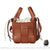 Sac main femme élégant - modèle Marron - Sac Roche ™