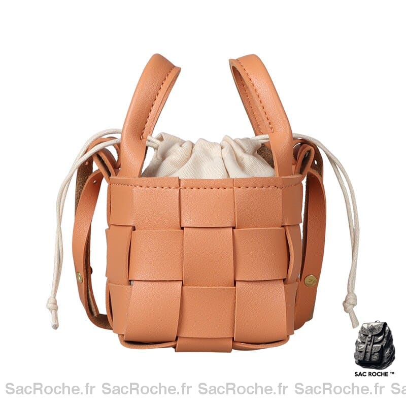 Sac Main Femme Élégant Marron Clair À Main Femme