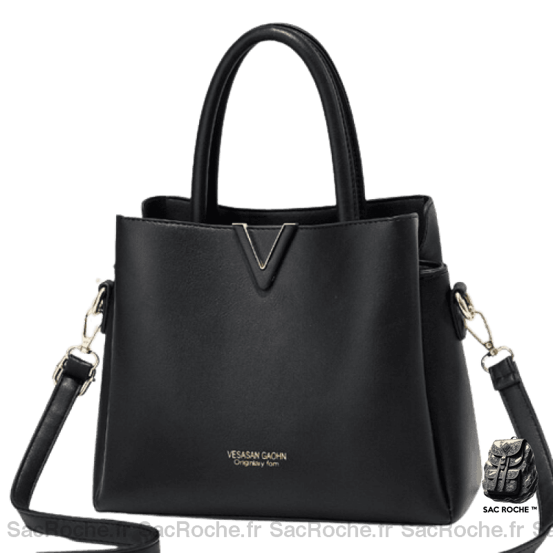 Sac Main Femme Élégant Noir À Main Femme