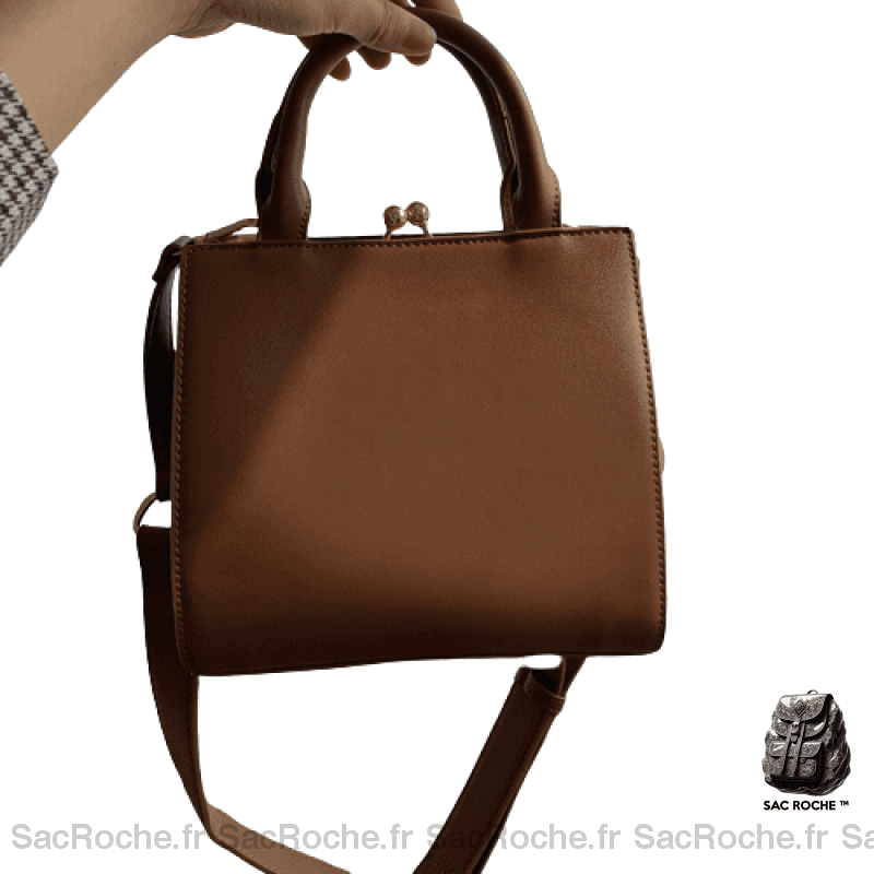 Sac Main Femme En Cuir À