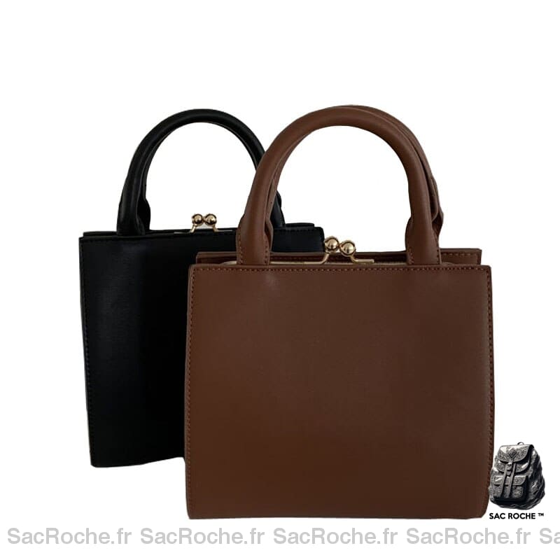 Sac Main Femme En Cuir À