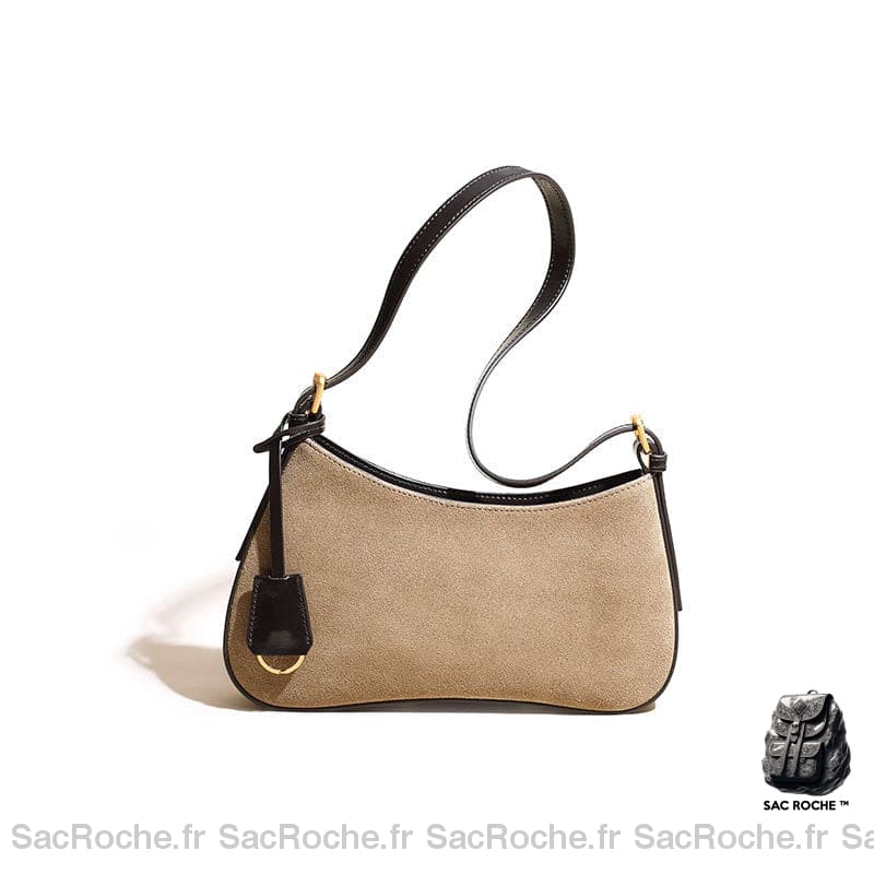 Sac Main Femme Épaule Kaki À