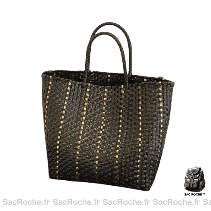 Sac Main Femme Été 2016 Noir / 36X26X13Cm À